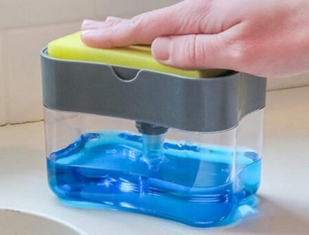 Push Sponge Soap Dispenser